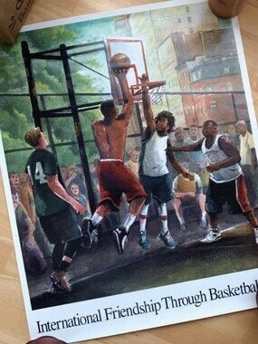 New Balance × Aime Leon Dore International Friendship through basketball Poster